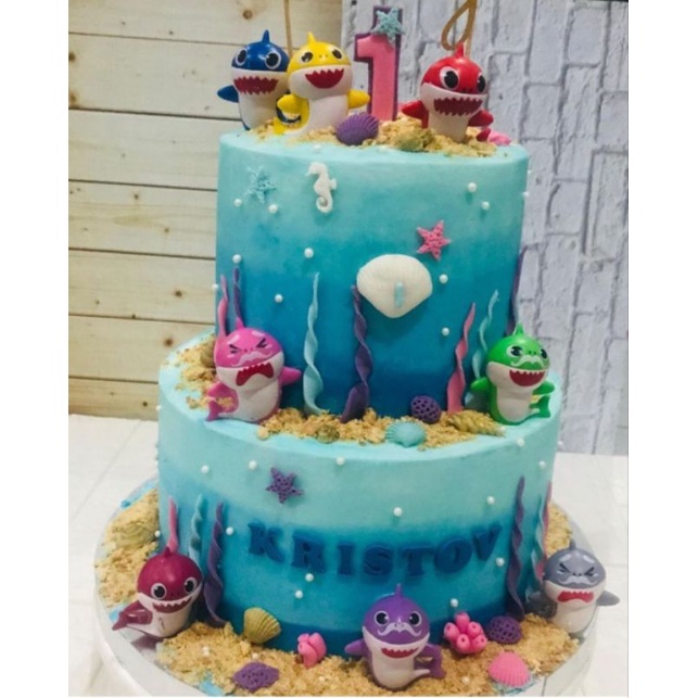 

Baby Shark birthday cake