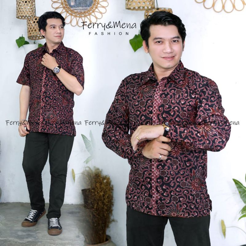 Fanstore -Kemeja Batik Pria Pasangan Kebaya