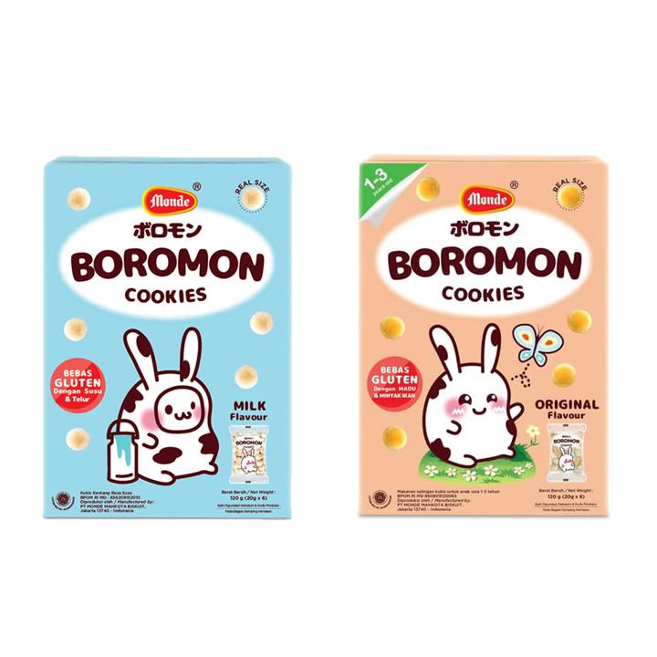 

Monde Cookies Boromon Milk 120 gr + Monde Cookies Boromon 120 gr