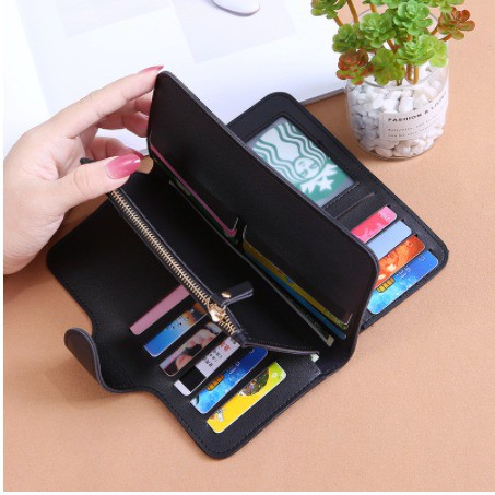 ♥DPS829♥D08 COD Dompet Wanita Panjang Dompet wanita import Panjang Tipis/dompet wanita murah-8