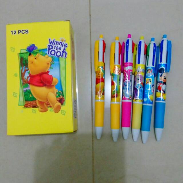 

Pulpen Tinta 4 Warna Mix Karakter