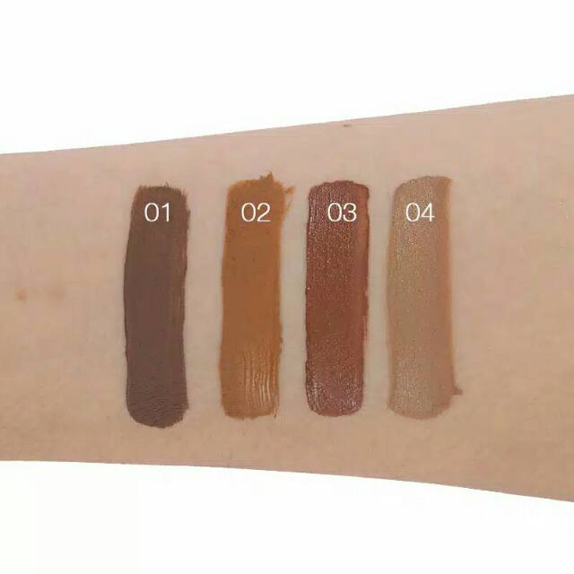 SHINE STAR - [COD/BAYAR DI TEMPAT] Popfeel Eyebrow Gel Waterproof Long Lasting Eyebrow Cream Tint Cosmetic Tools Halal 4 Varian / Pensil Alis Mascara Waterproof Tahan Lama