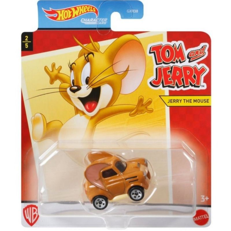 Hot Wheels Tom and Jerry Character Cars - Jerry the Mouse