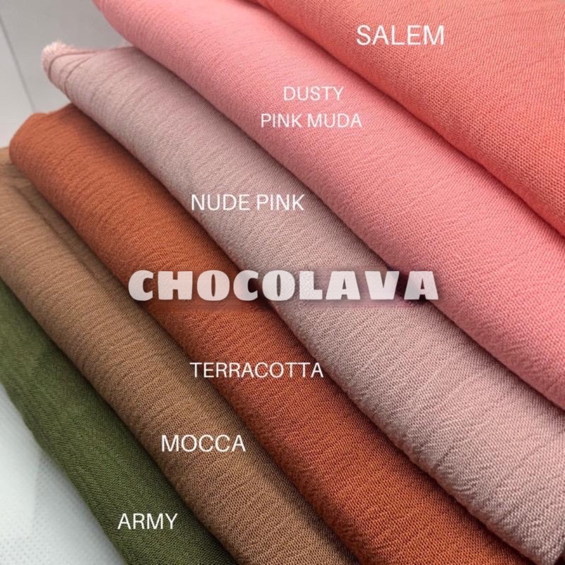 Kain Bahan Rayon Crinkle Premium/ Bahan Tunik Kemeja Baju Gamis Blouse Dress Hijab