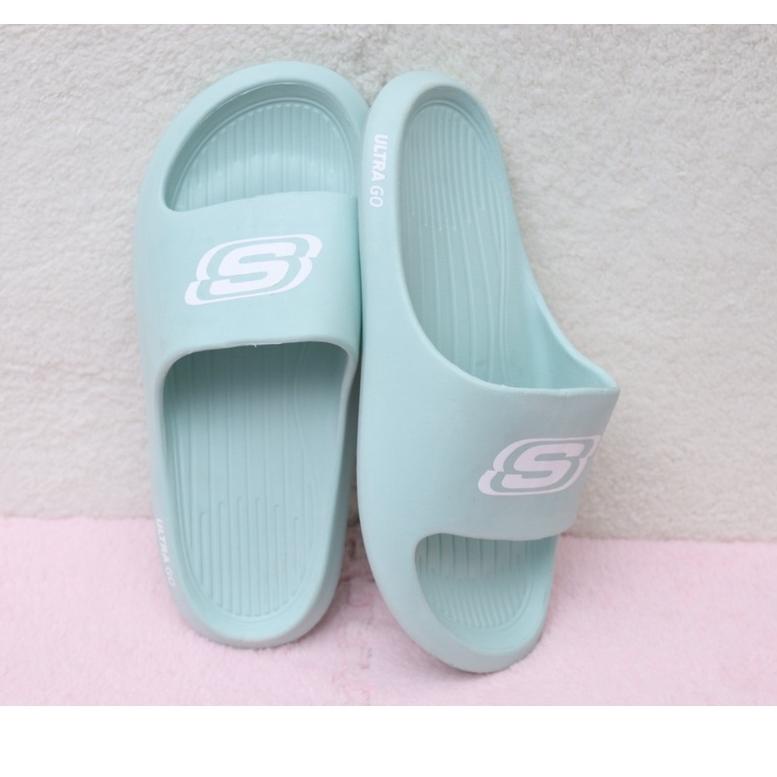 [RJT➯] Sandal Skechers Wanita Selop Sendal Slop Cewek Korean Sendal Slide Wanita Eva Karet Sandal Ru