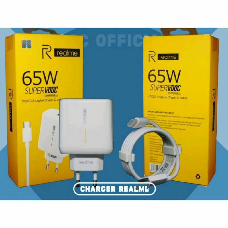 Charger Fast charging Cas Realme 65W COCOK UNTUK TYPE HP MICRO USB/TYPE C FAST CHARGING ORIGINAL