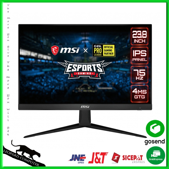 MSI Optix G241V 24" Monitor LED Gaming 1920x1080 75Hz HDMI