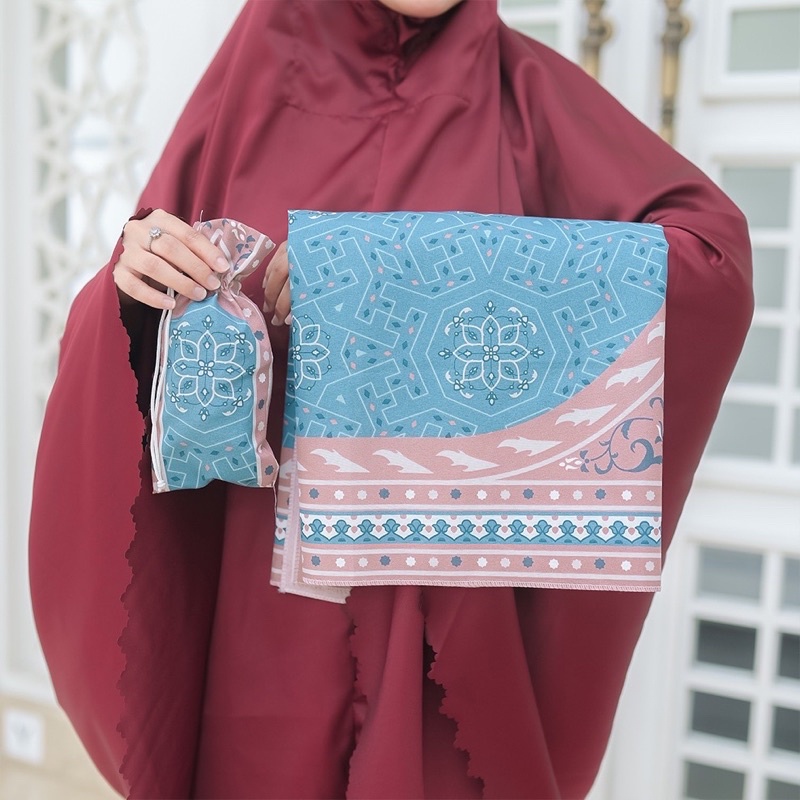 PRIMA MODE - Sajadah Travel Sejadah Traveling pouch souvenir umroh Sajadah JUMBO Sajada Mukena Travel