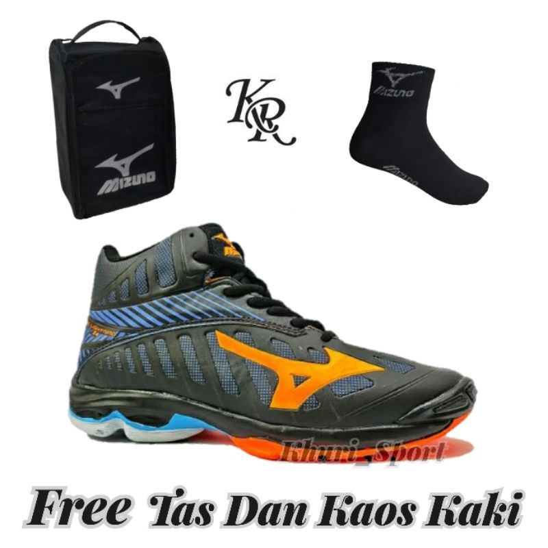 Sepatu Volly Mizuno Wave Linghtning Z4 Mid/Sepatu Volly Terbaru/Sepatu Mizuno Wave Voltage/Sepatu Vo