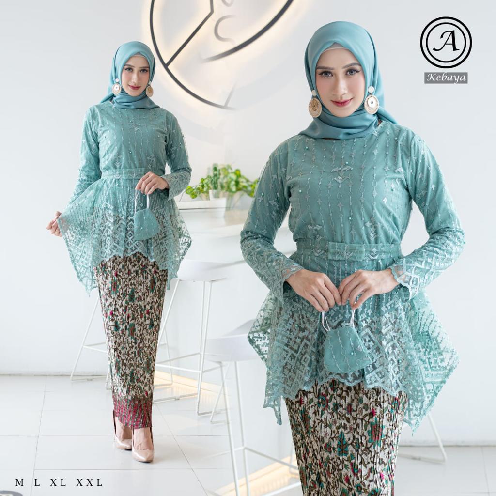 Kebaya Sahara Tulle / Kebaya Modern / Kebaya Wisuda / Kenaya Pesta / Kenaya Kondangan / Kebaya