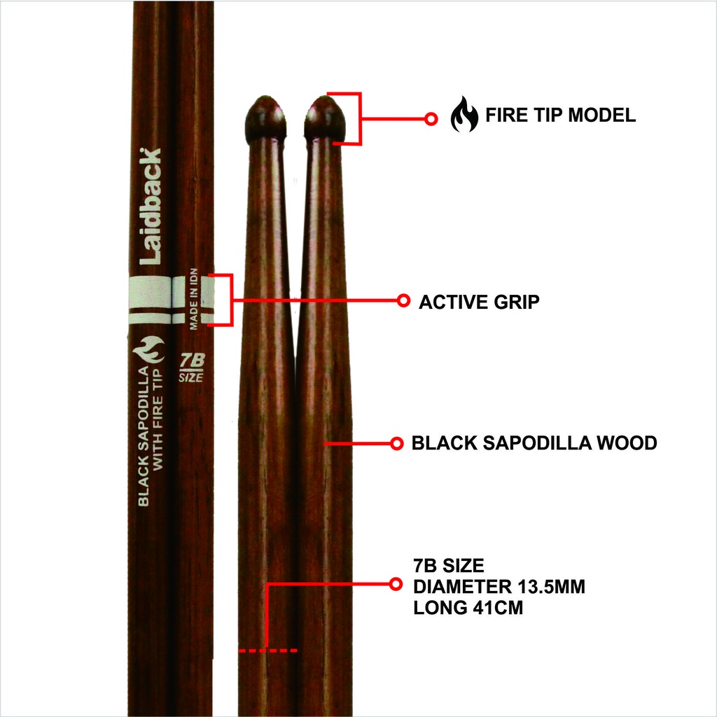 ALAT MUSIK STICK DRUM LAIDBACK