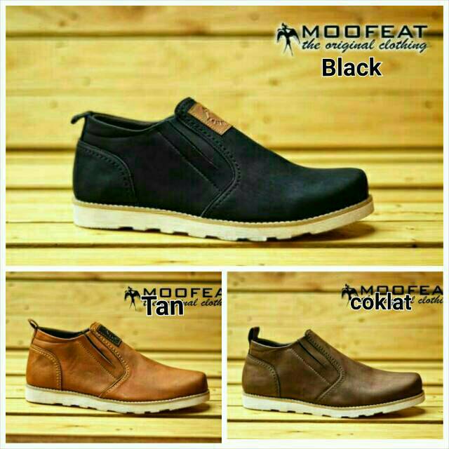 Daftar harga sepatu kulit suede dzilfano slip on murah 