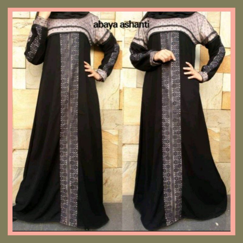 Abaya Hitam Turkey Gamis Syar i Jettblack Dressmaxi Saudi Dubai Boutique Ashanty
