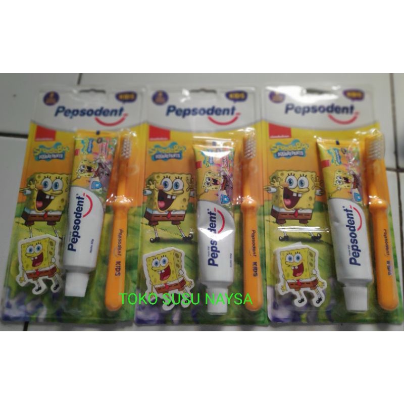 Pepsodent kids sikat gigi anak spongebob [50gr]