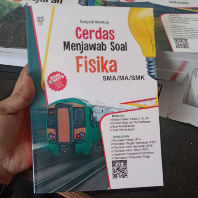 BUKU CERDAS MENJAWAB SOAL FISIKA SMA MA / BUKU SOAL FISIKA SMA /  BANK SOAL FISIKA SMA SMK