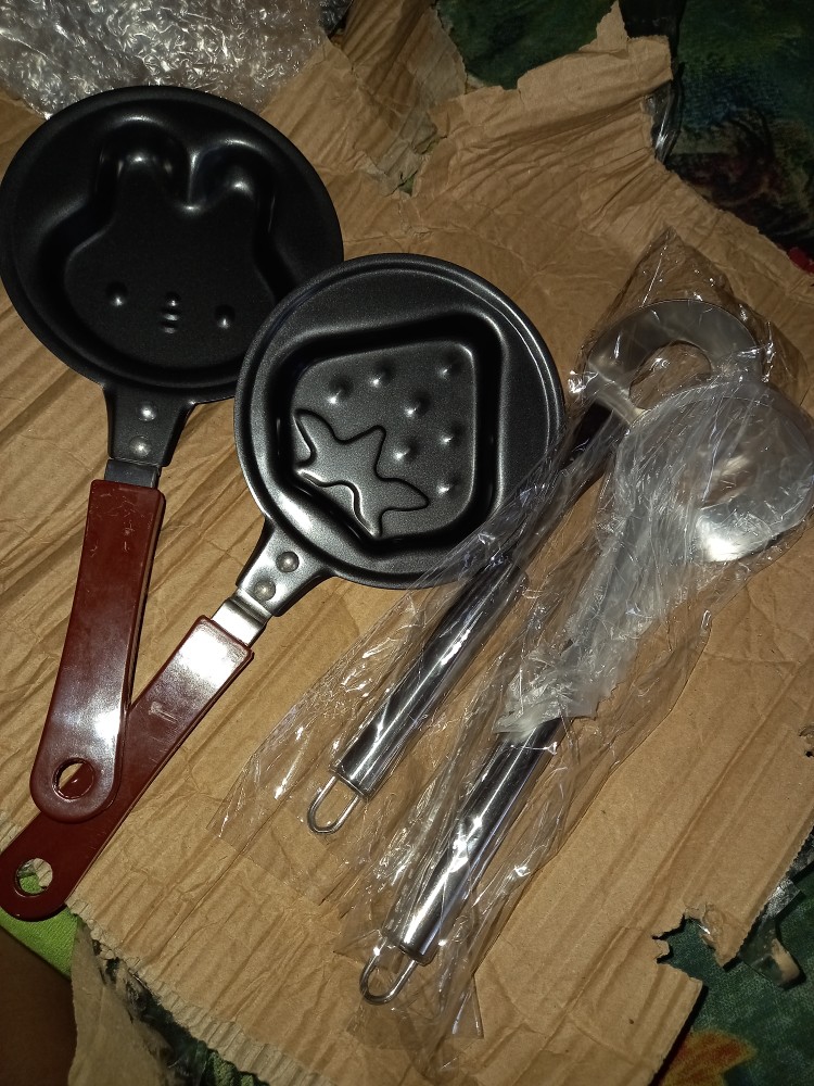 Teflon Telur Mini Frying Pan Wajan Motif Karakter Lucu Unik Anti Lengket Serbaguna- 100339