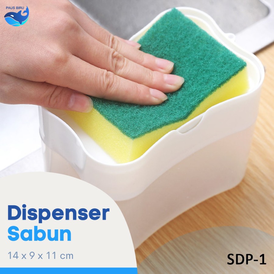 Dispenser sabun praktis | Soap Dispencer &amp; Holder spons cuci piring