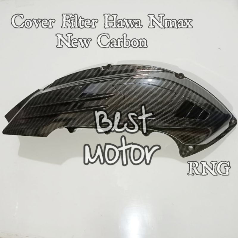 FILTER HAWA CARBO NMAX NEW COVER TUTUP FILTER HAWA YAMAHA NMAX NEW 155 KARBON