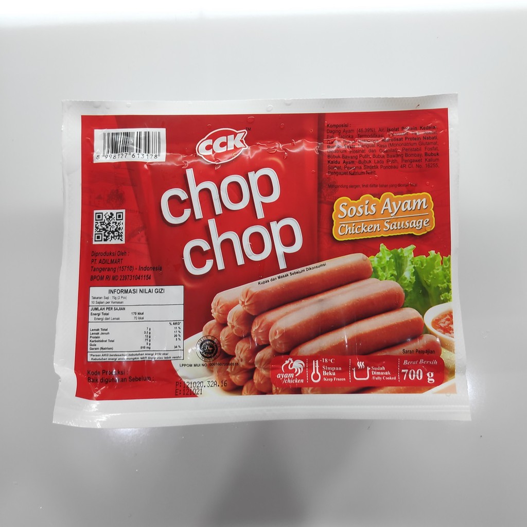 

Sosis Ayam Chop Chop 700gr