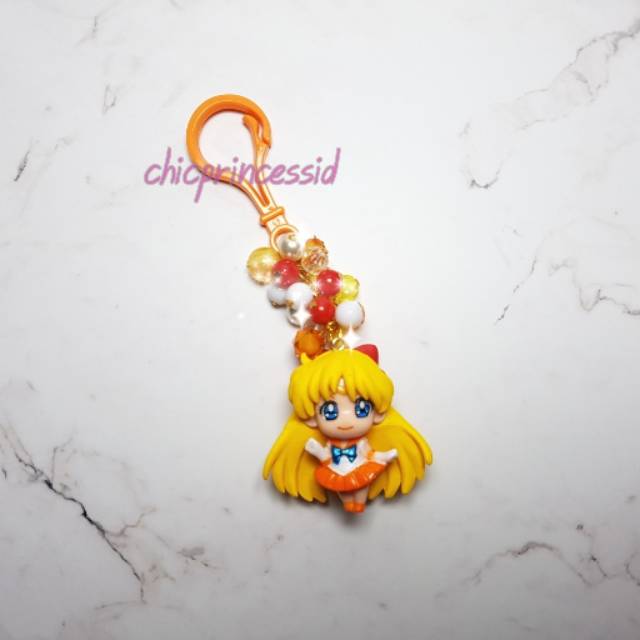 Bagcharm Sailormoon Sailor Venus gantungan tas hiasan tas