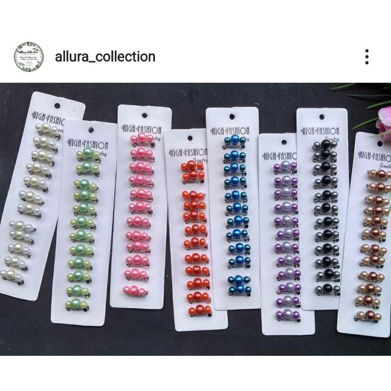 Peniti Dagu Murah (12pcs)/peniti mutsin/Bros dagu mutsin