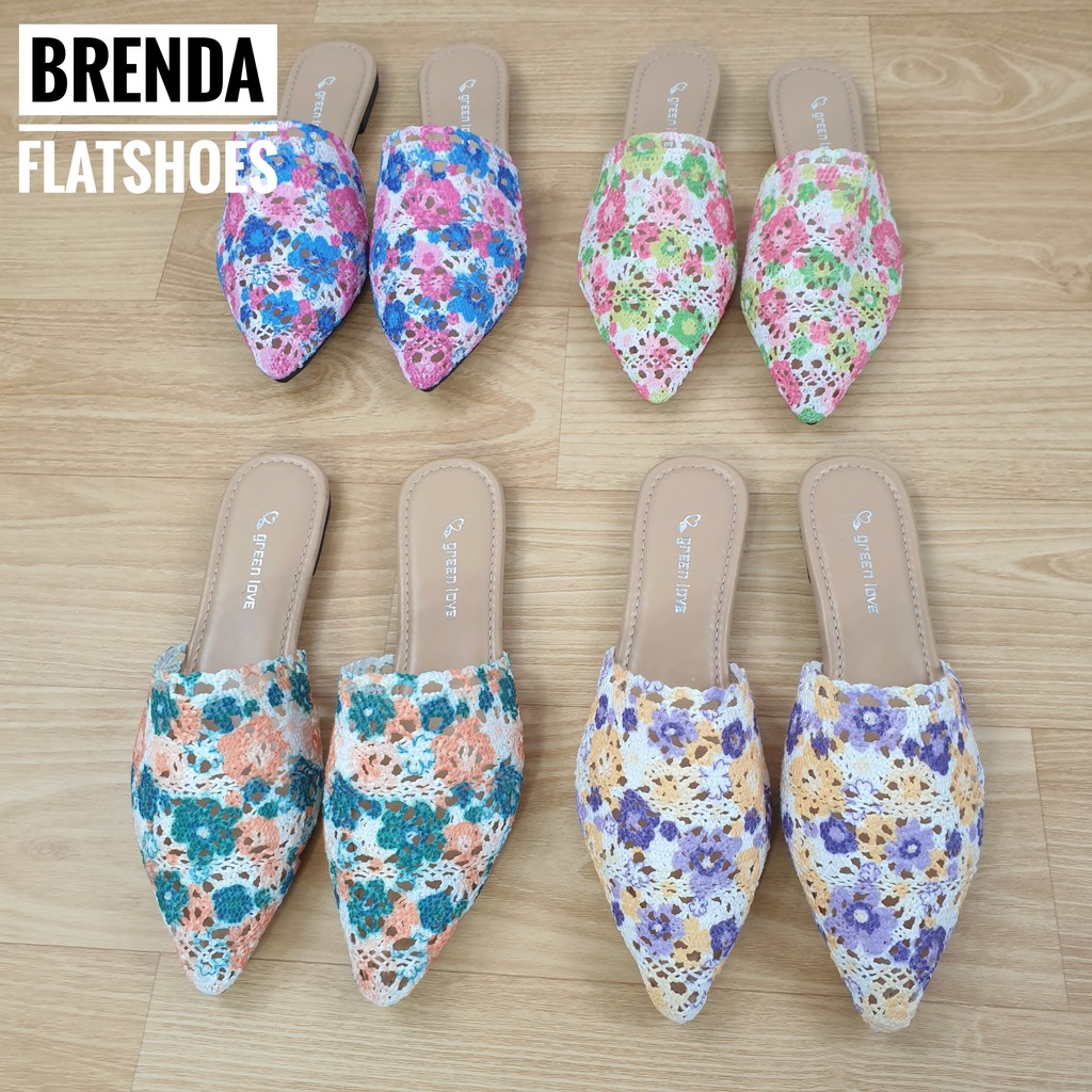 Sepatu flat mules BRENDA