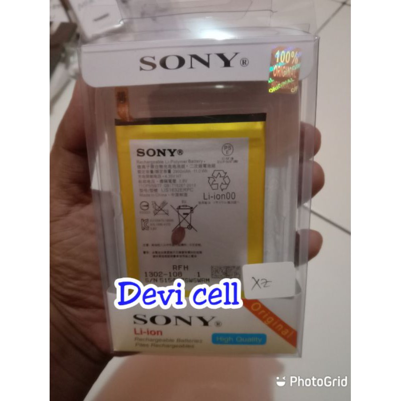 Baterai Sony Xperia XZ Batre Battery Batrei Batrai Battre Soni Experia Batterai Batu Hp Handphone
