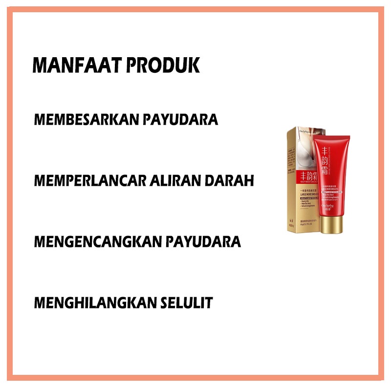 Pembesar Payudara Pengencang Payudara Penghilang Selulit Cream Pembesar Payudara Bpom Pengencang Bok