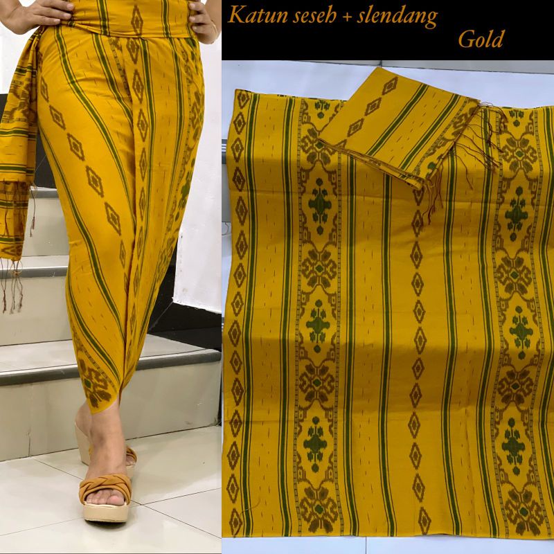 Kamen Seseh Set Selendang/ Kamen Bali murah