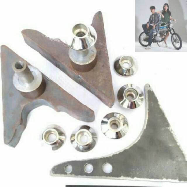 MANIS MANISAN CB PAKET  PANGKON CB/manisan rangka cb super set pangkon dudukan skok cb paket hemat