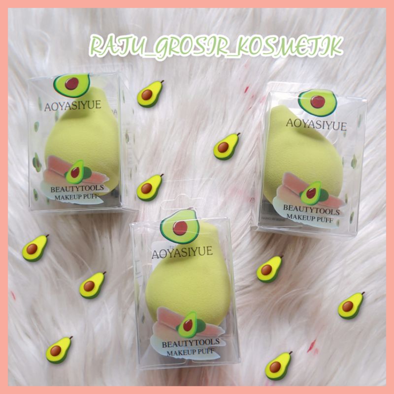 ECER!!!SPONS MAKE UP/BEAUTY BLENDER BENTUK BUAH-BUAHAN