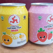 

LARUTAN CAP KAKI TIGA ANAK KALENG 250 ML,FARIAN RANDOM ISI 2 PCS