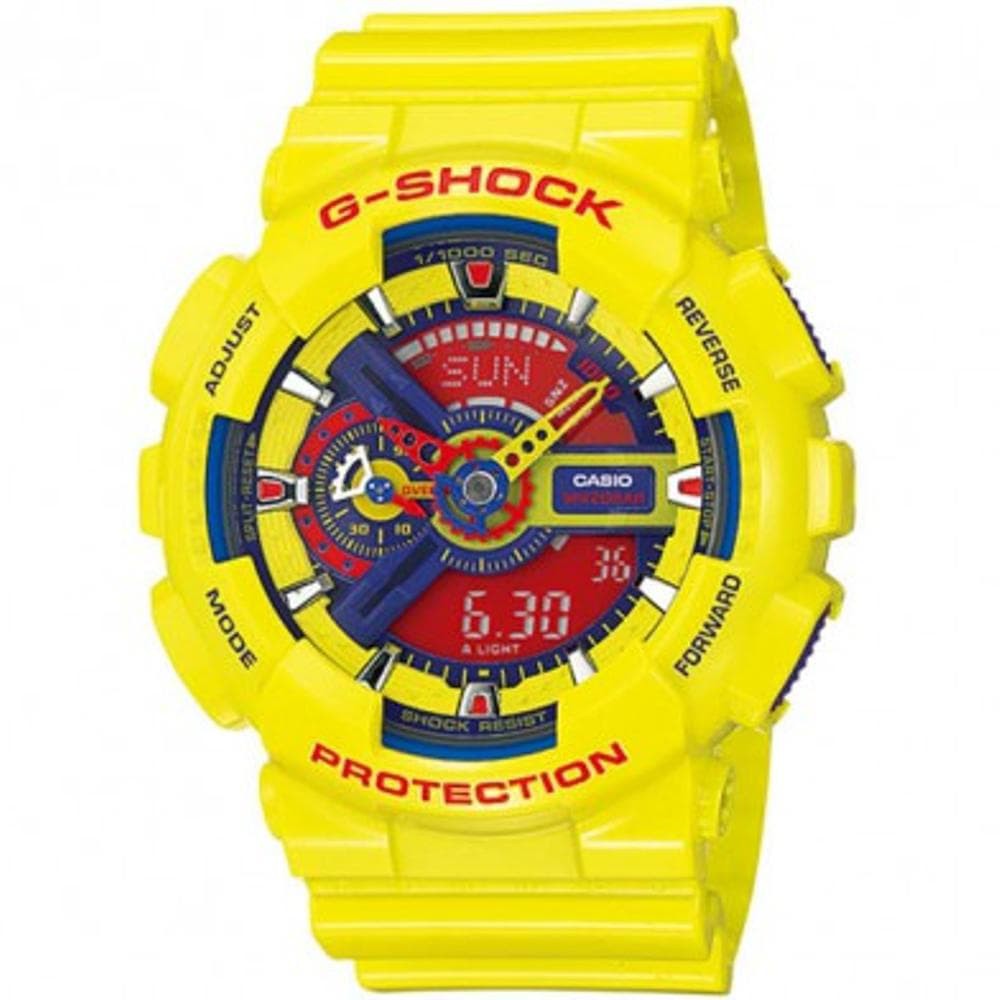 Jam Tangan Pria Sports Dual Time Limited Colour G shock GA-110A-9D