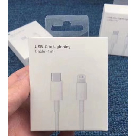 Lightning To USB Cable 1 Meter / Kabel Type C to Lightning