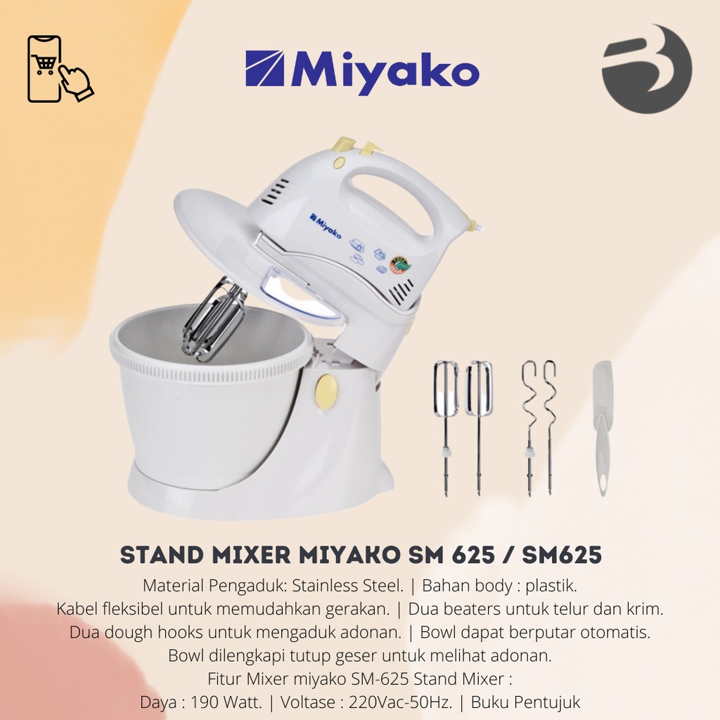 Stand Mixer Miyako SM 625 / SM625
