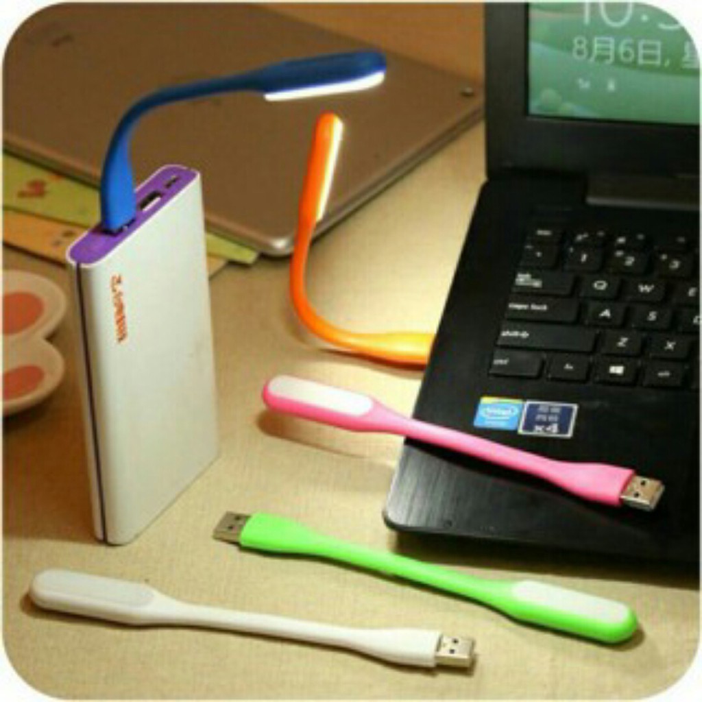 lampu sikat - LAMPU USB LED LAMP PORTABLE FLEXIBEL STICK - LAMPU BACA SIKAT LAPTOP POWERBANK