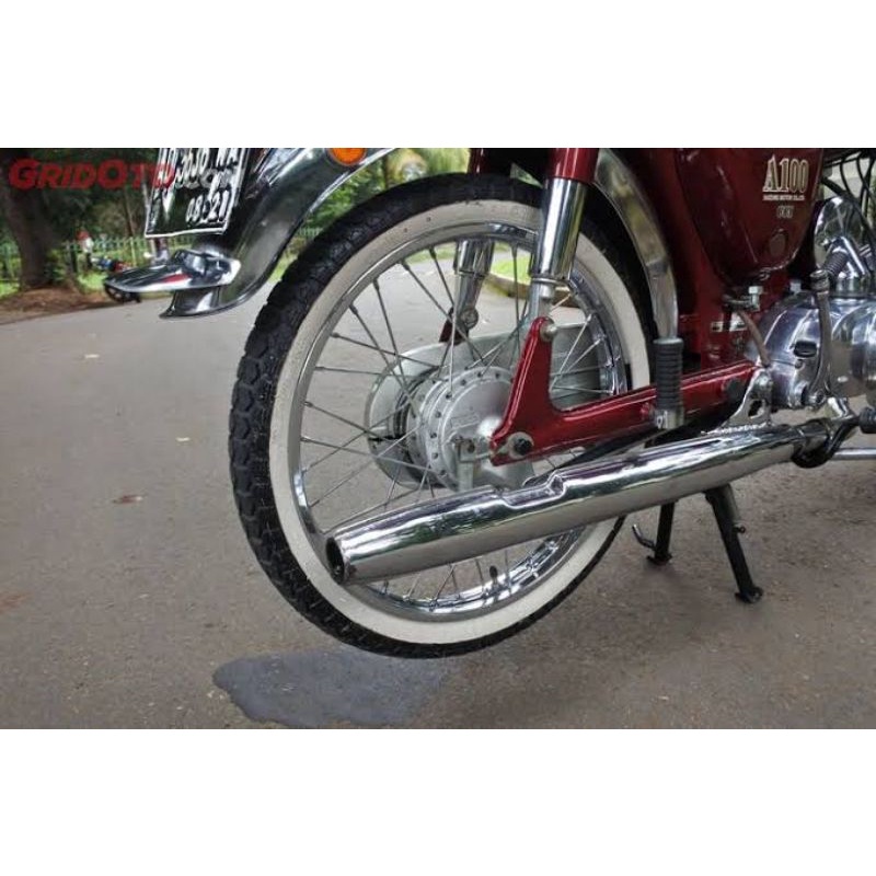 LIST BAN MOTOR LIS BAN RING 17 STIP PUTIH