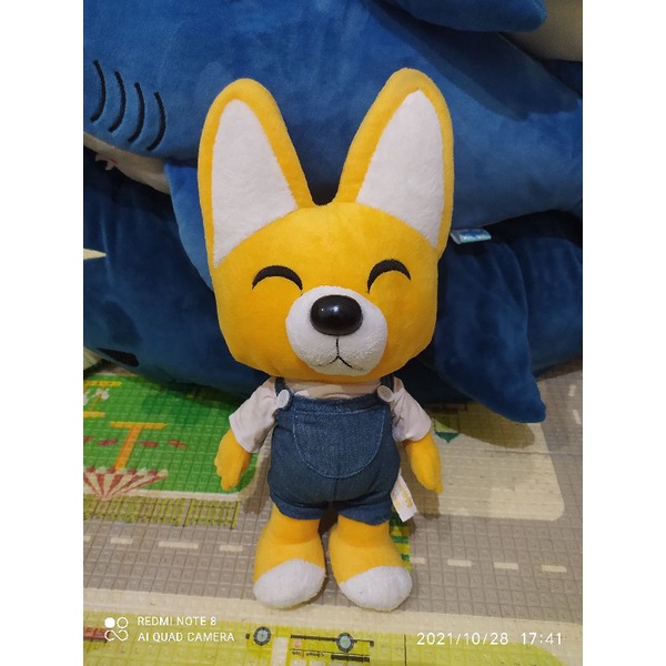 boneka eddy rubah pororo preloved (pl)