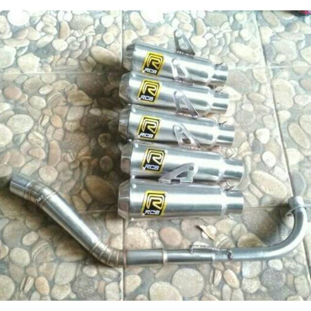 Knalpot RCB GTX KNALPOT RCB TRIAL KNALPOT RCB ROADRACE jupiter vega smash