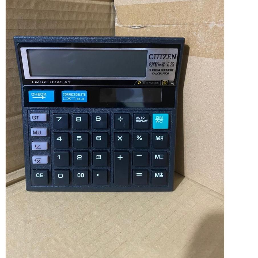 

Big Sale - Kalkulator CT 512 12 Digit -Kalkulator Check / Kakulator Dagang Besar / Calculator CT 512 MURAH.,