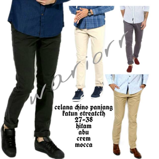 POPULER Celana  Chino  Bahan Adem Nyaman Cocok Buat Musim 