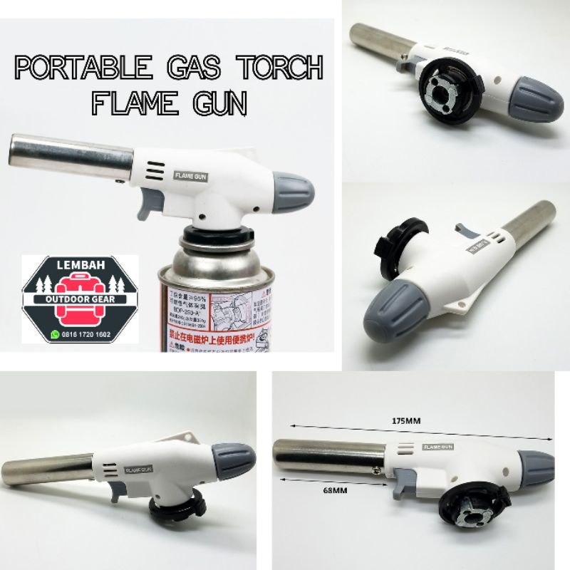 Portable Gas Torch Flame Gun Kepala Gas Portable