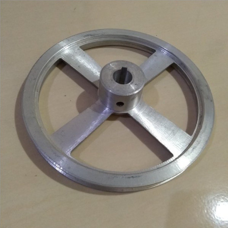 Pulley / Pully / Puli / Poly / Polly Jalur A1 Diameter 10&quot; Inch As 22mm 22 mm Aluminium