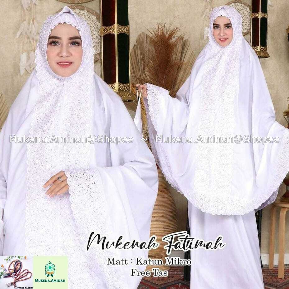 MUKENA DEWASA FATIMAH FULL BORDIR KHADIJAH PASTELEENA SYAHRINI