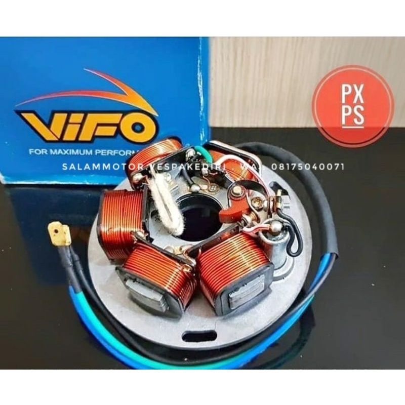 spul set vespa px ps platina Vifo