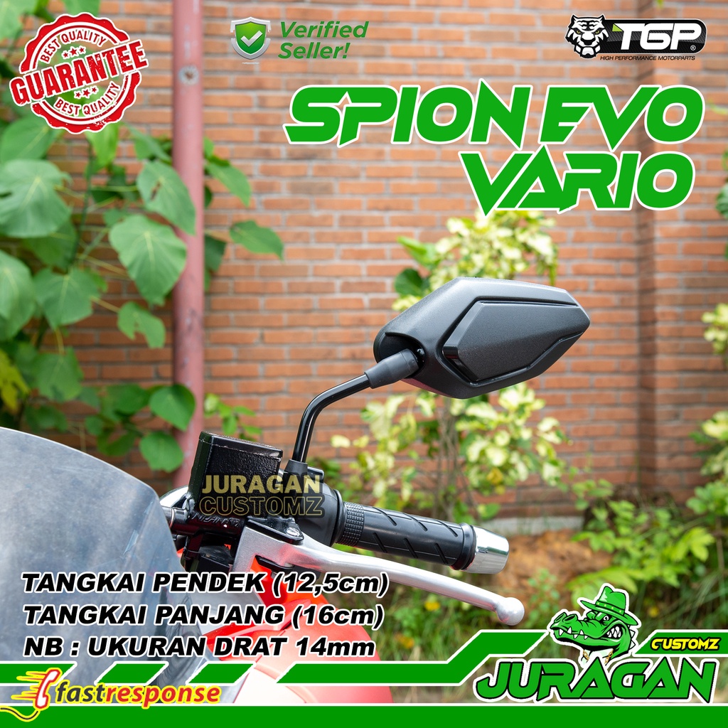Spion Motor Evo Vario 125 150 Honda  Aksesoris Variasi TGP Beat Cb150R PCX ADV Supra Grand Karisma-4