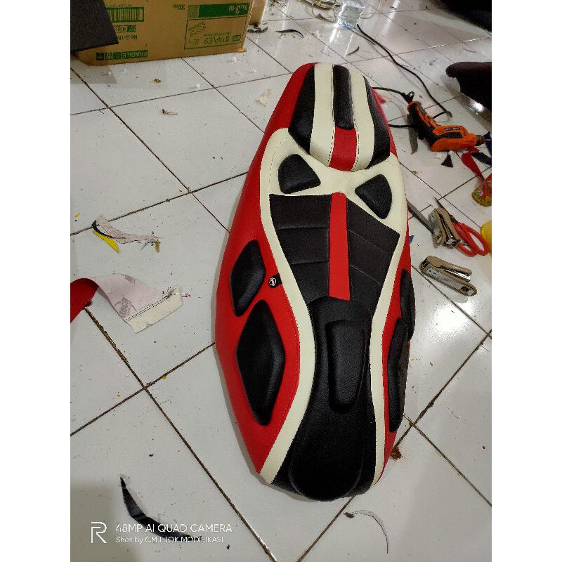 Jok scoopy new 2017-2020 modifikasi mbtech predator