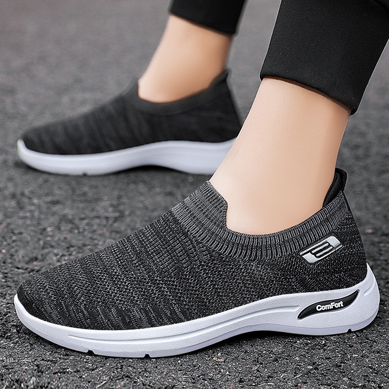 Nomad Sepatu Sneakers Impor Slip On Casual Nyaman Running Shoes Roamer S02