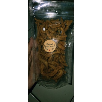 

kripik usus crispy