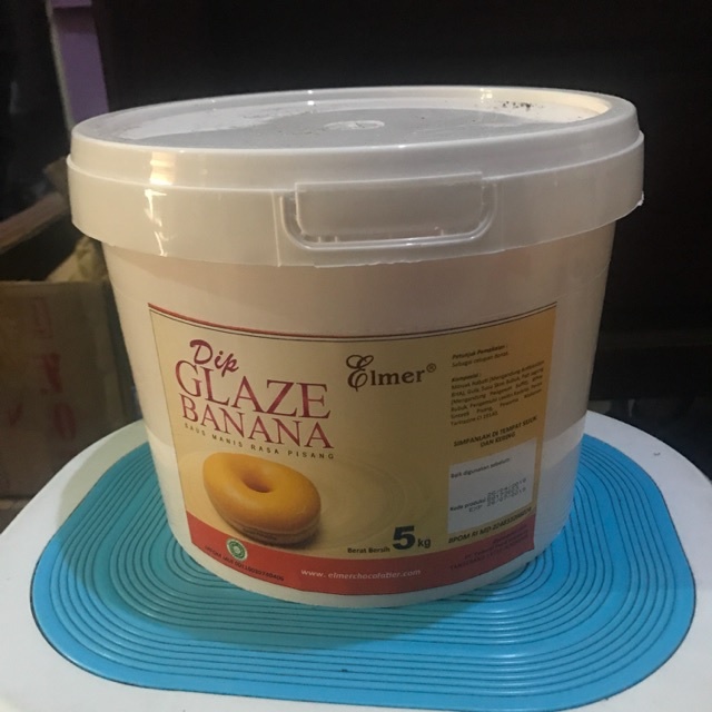 

Elmer Dip Glaze - Topping Donat Rasa Pisang (Banana) 5kg - Gosend/Grab Only !!